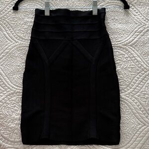 bebe Black Pencil Skirt